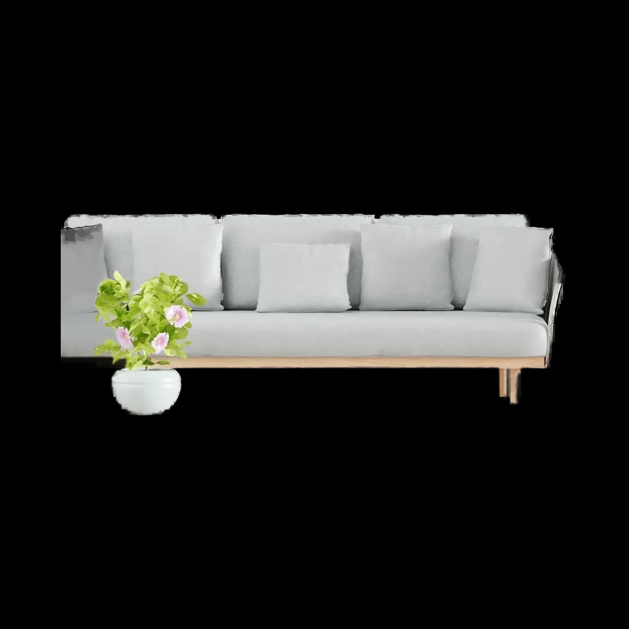 Canapea Nordic din stofă